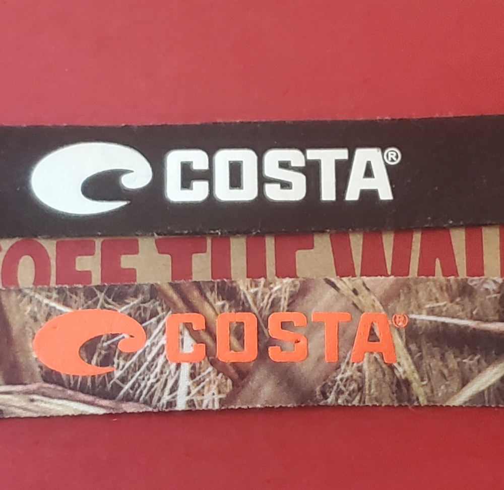 Costa brand sunglasses straps....2 in set